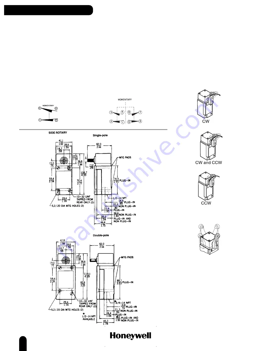 Honeywell Switches and Sensors Скачать руководство пользователя страница 48