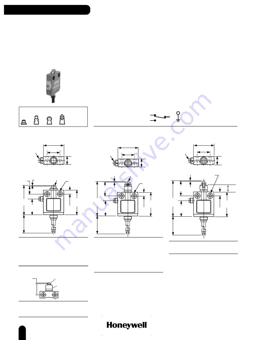 Honeywell Switches and Sensors Скачать руководство пользователя страница 58