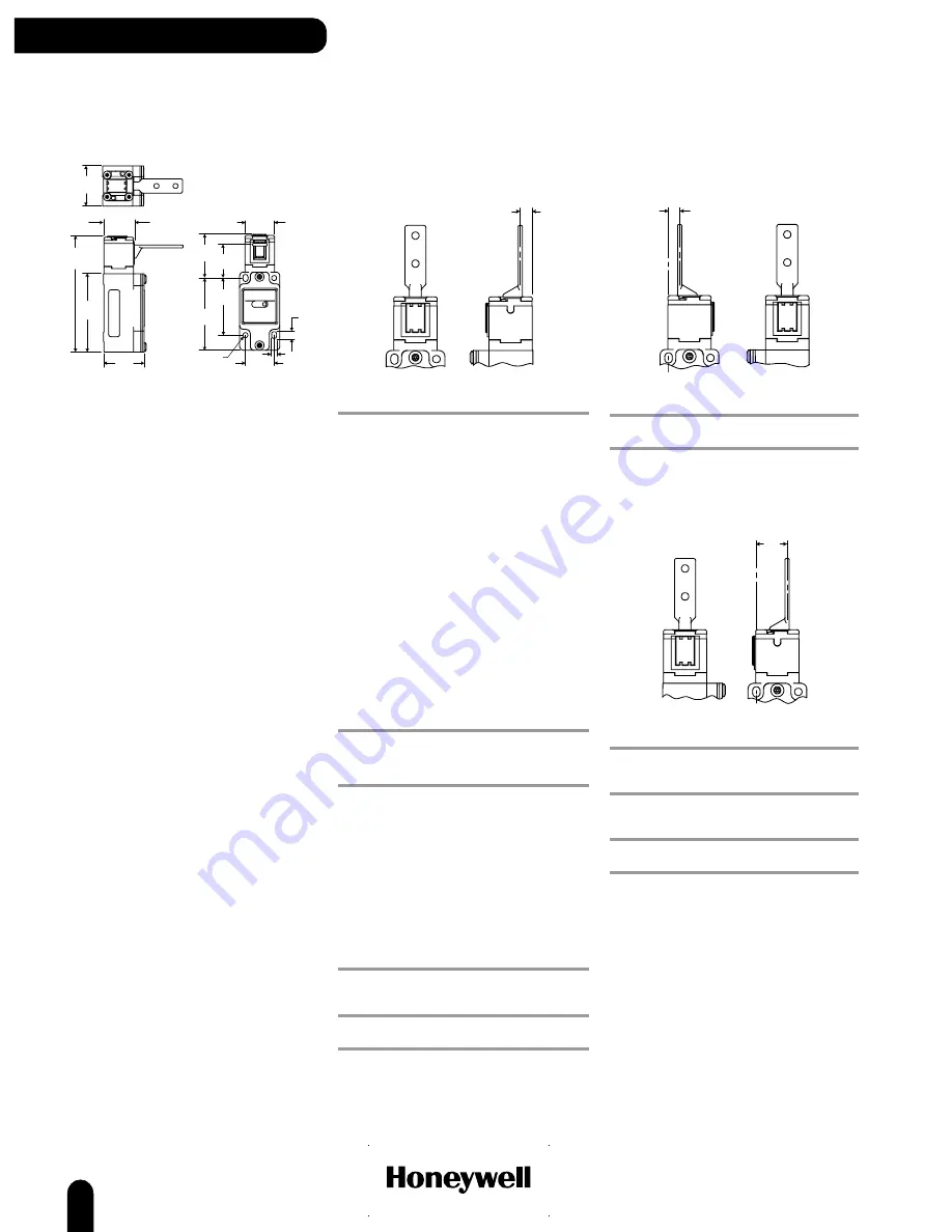 Honeywell Switches and Sensors Скачать руководство пользователя страница 86