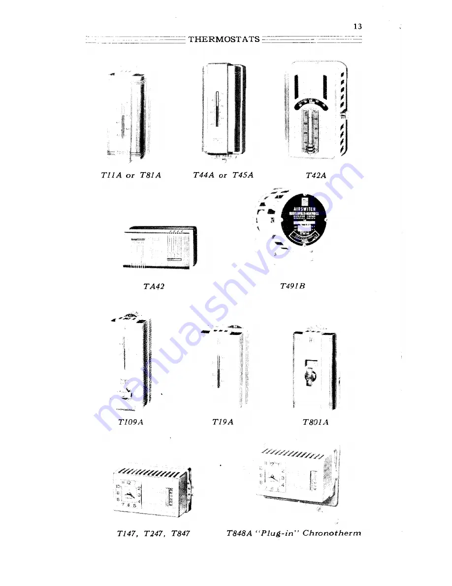 Honeywell T109A Handbook For The Installer And Service Man Download Page 13