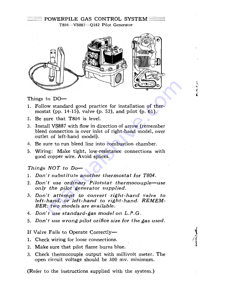 Honeywell T109A Скачать руководство пользователя страница 40