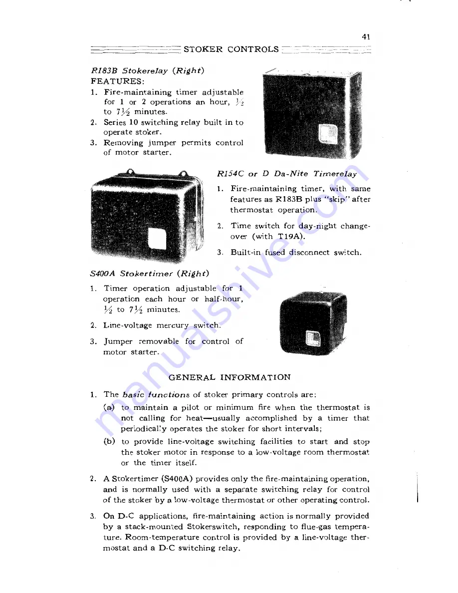 Honeywell T109A Handbook For The Installer And Service Man Download Page 45