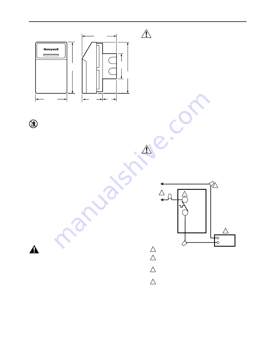 Honeywell T4098A Скачать руководство пользователя страница 3