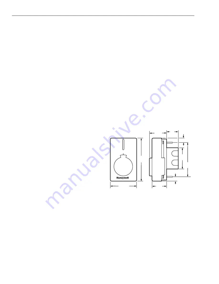 Honeywell T4398A Скачать руководство пользователя страница 2