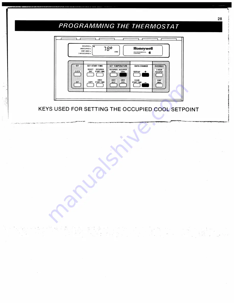 Honeywell T7200 Owner'S Manual Download Page 28