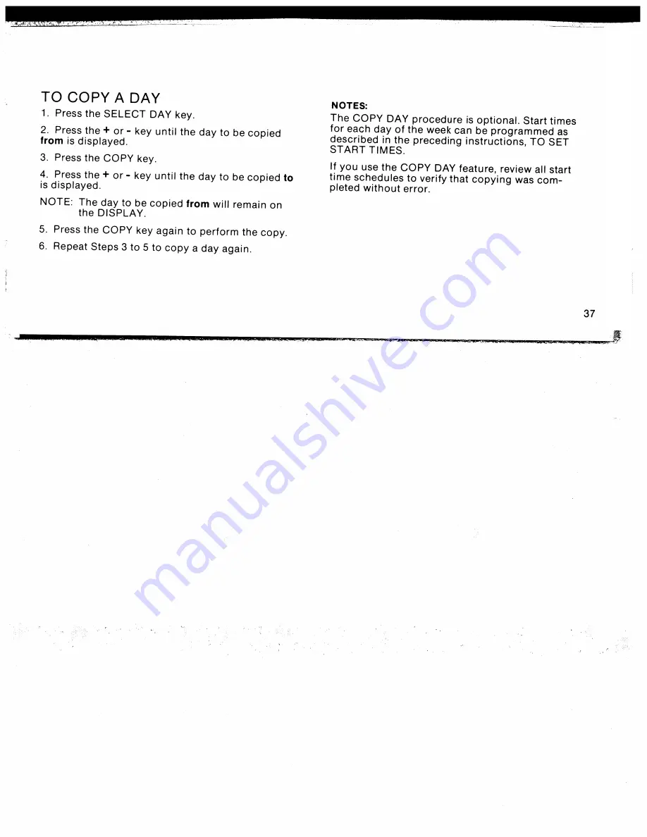 Honeywell T7200 Owner'S Manual Download Page 37