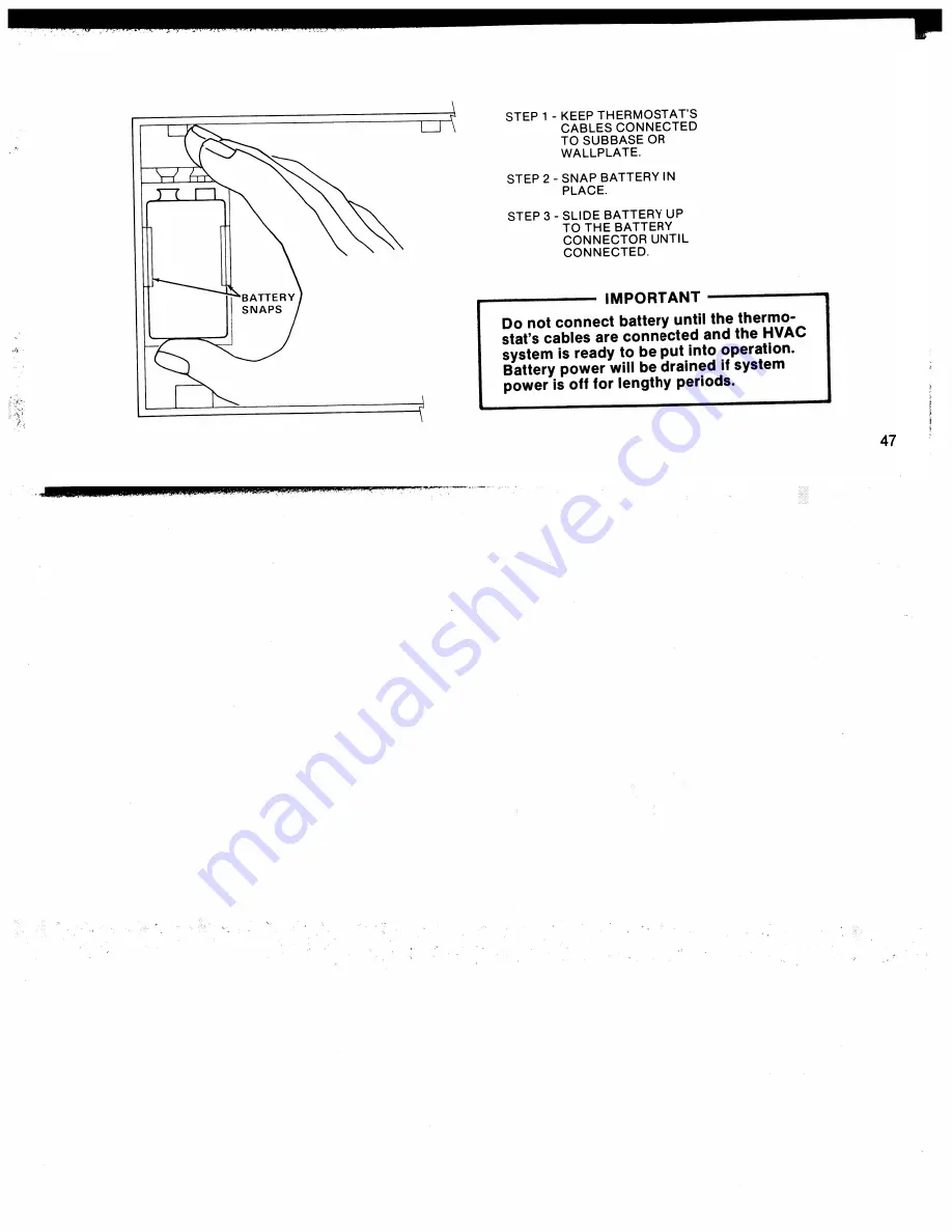 Honeywell T7200 Owner'S Manual Download Page 47