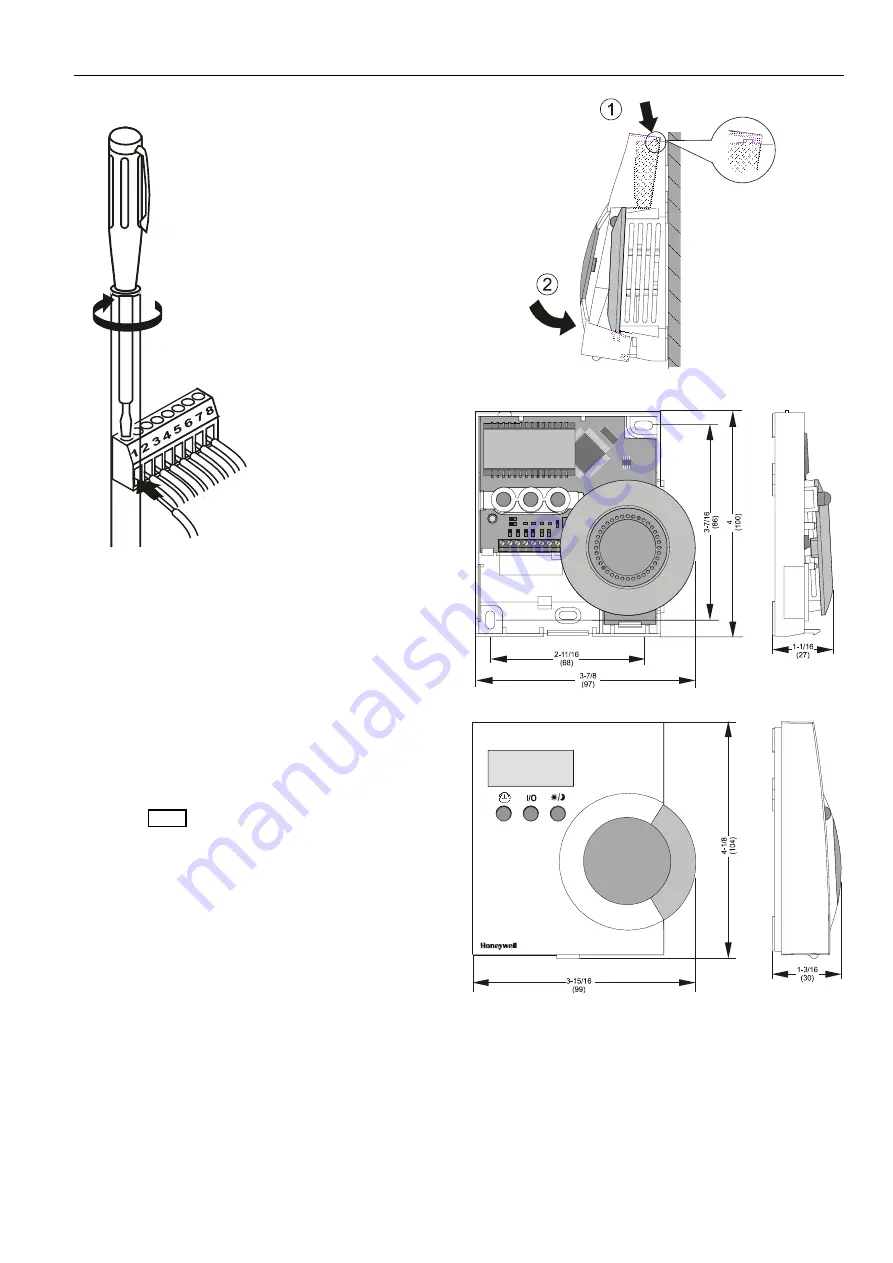 Honeywell T7560A Скачать руководство пользователя страница 3