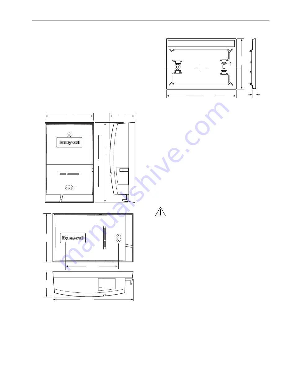 Honeywell T834C Quick Start Manual Download Page 3