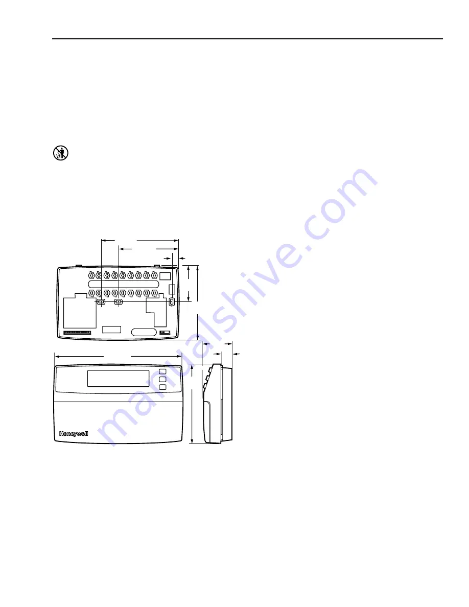 Honeywell T8611G Chronotherm IV Deluxe Manual Download Page 3