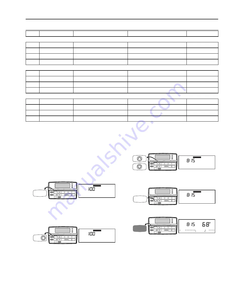 Honeywell T8611G Chronotherm IV Deluxe Скачать руководство пользователя страница 13