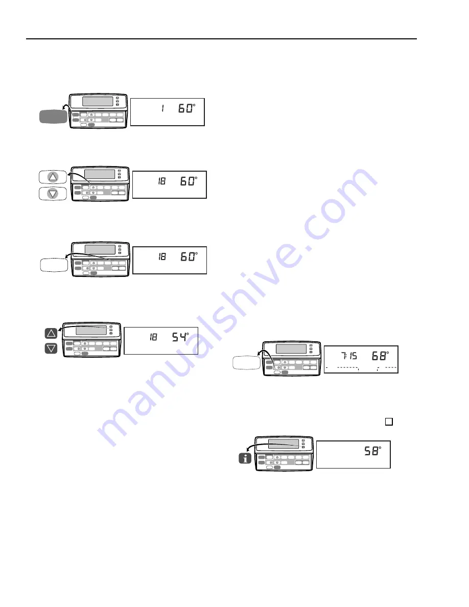 Honeywell T8611G Chronotherm IV Deluxe Скачать руководство пользователя страница 16