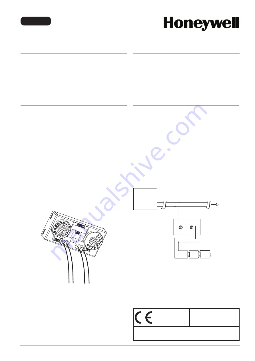 Honeywell TC809EA1035 Скачать руководство пользователя страница 3