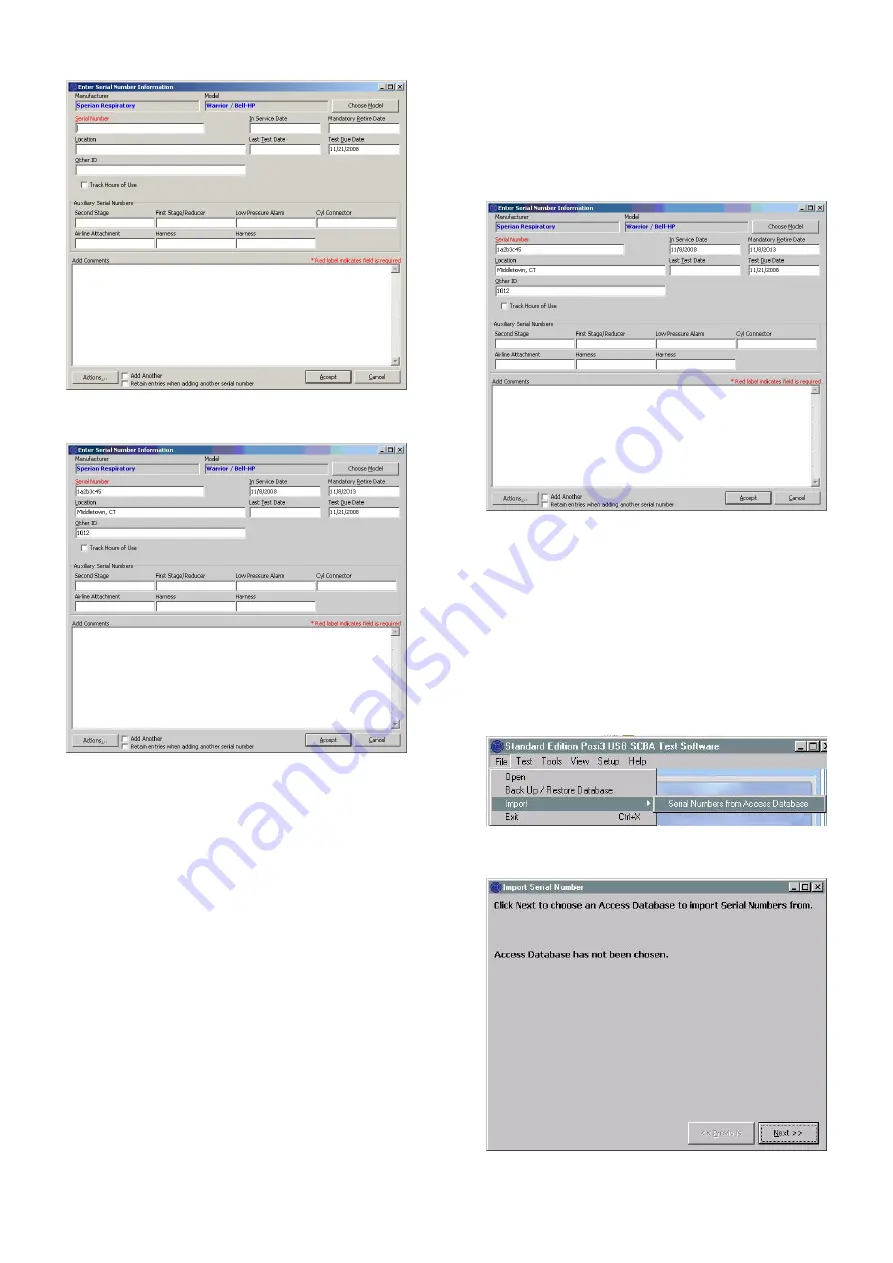 Honeywell TESTAIR 4 Setup Manual Download Page 57