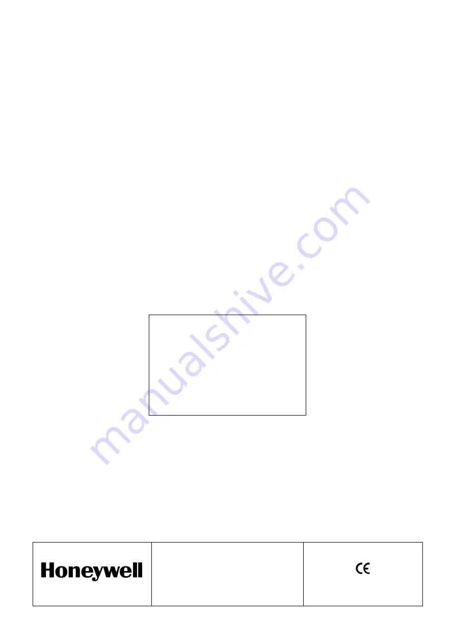 Honeywell TESTAIR 4 Setup Manual Download Page 112