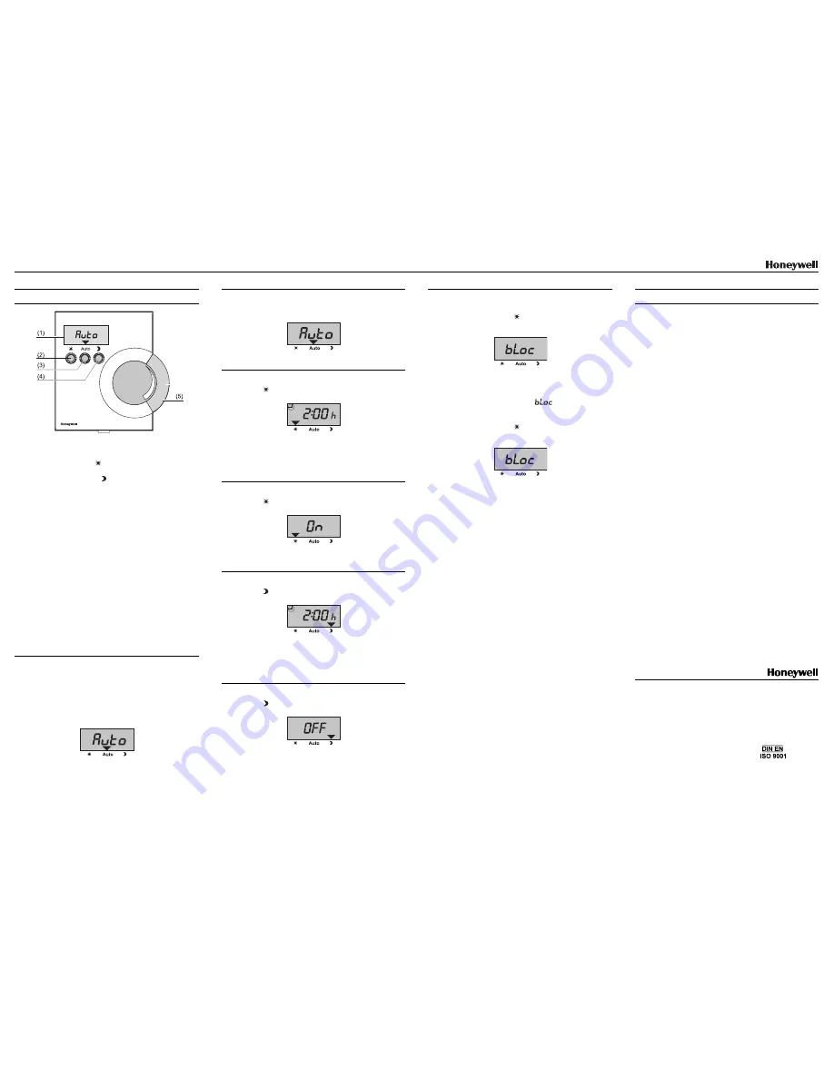 Honeywell TFU 22 Скачать руководство пользователя страница 2