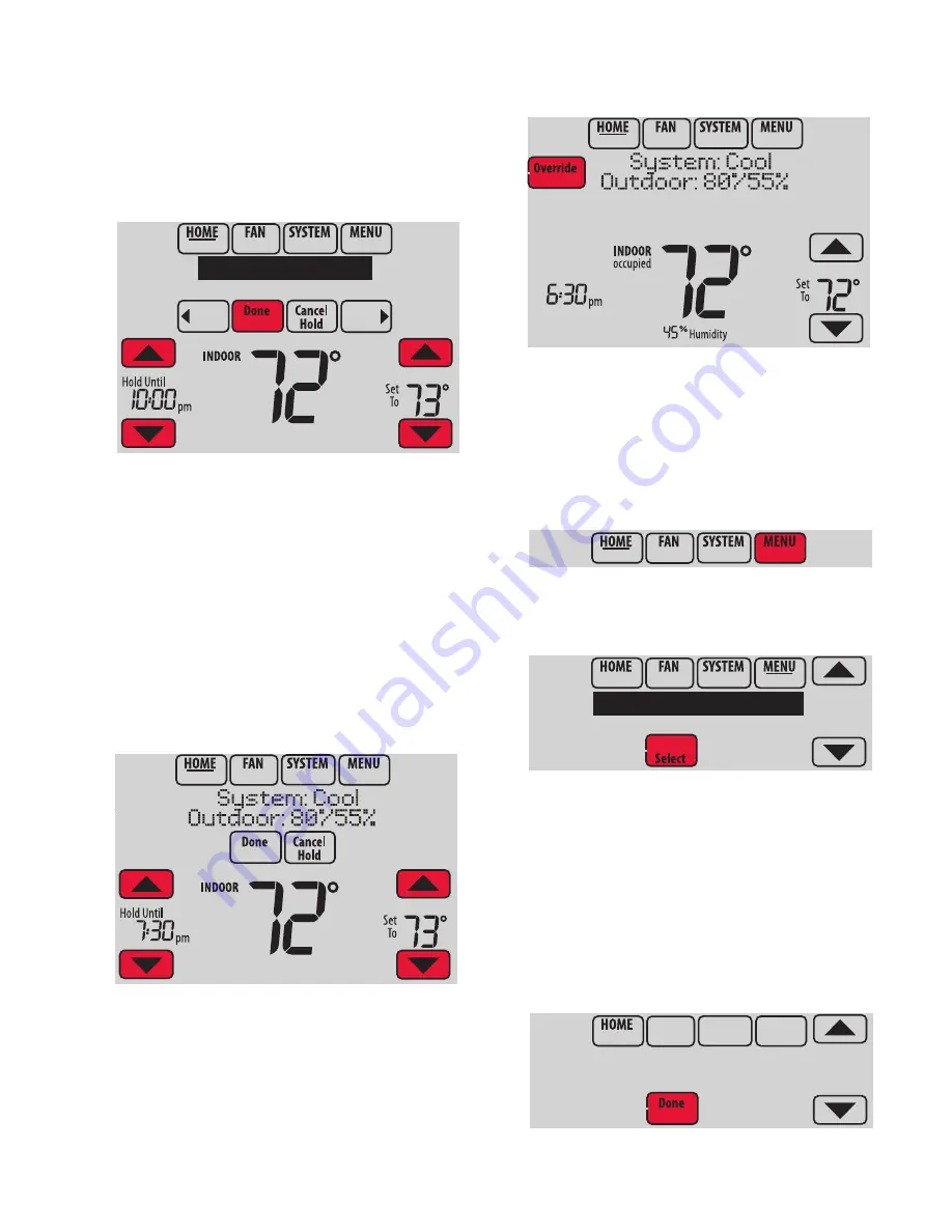 Honeywell TH8320R1003 Скачать руководство пользователя страница 63