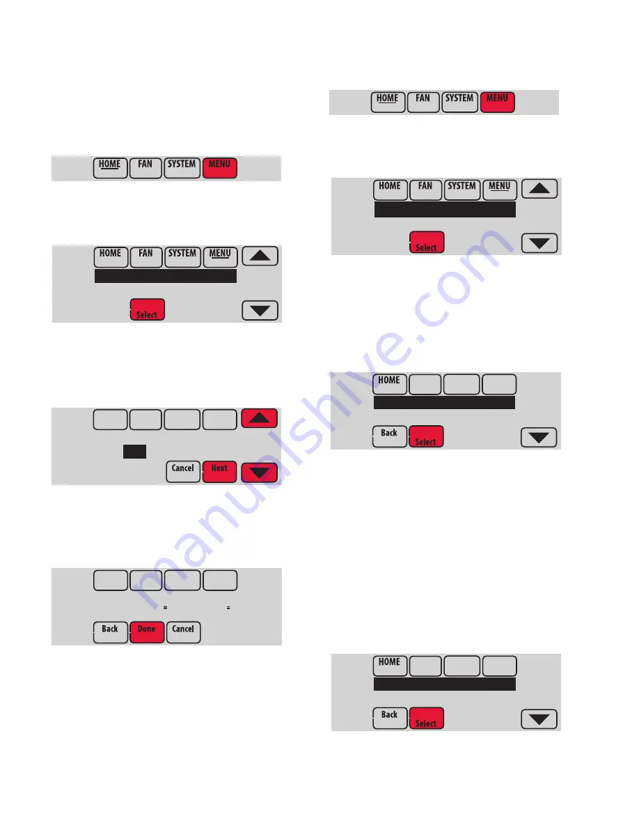 Honeywell TH8320R1003 Скачать руководство пользователя страница 64