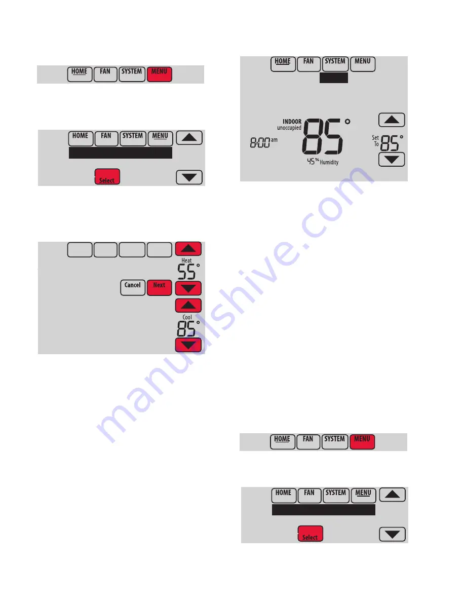 Honeywell TH8320R1003 Скачать руководство пользователя страница 66