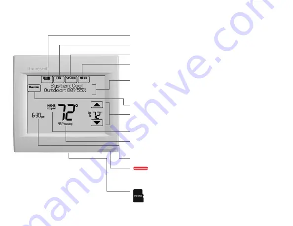 Honeywell TH8320R1003 User Manual Download Page 6