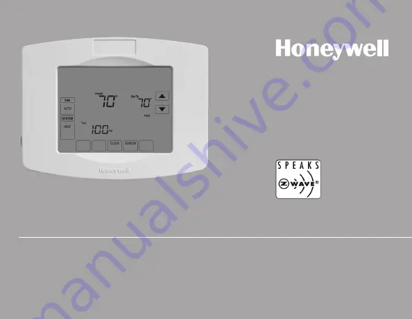 Honeywell TH8320ZW1000 Скачать руководство пользователя страница 25