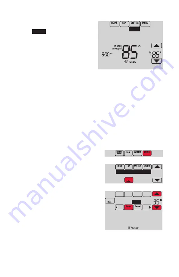 Honeywell TH8321WF1001 User Manual Download Page 62