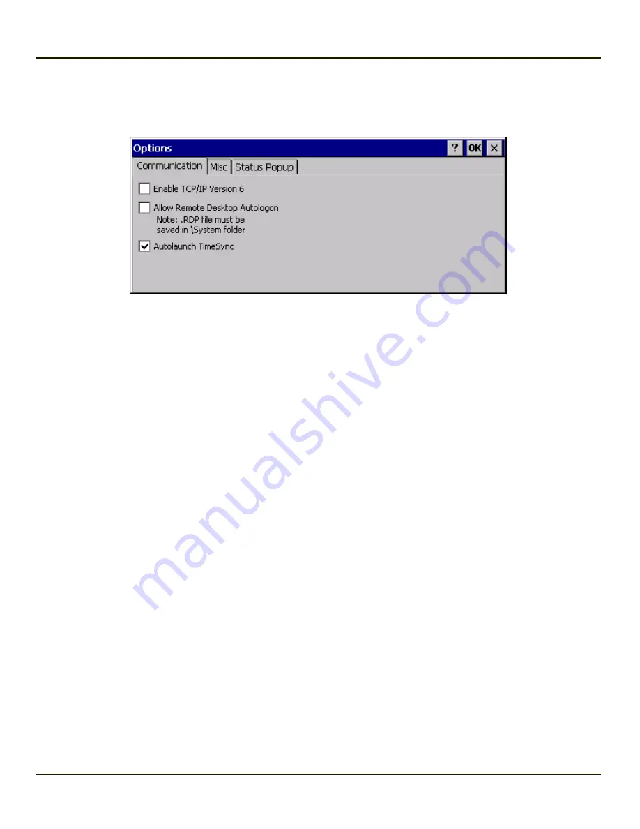 Honeywell THOR VM1 Reference Manual Download Page 195