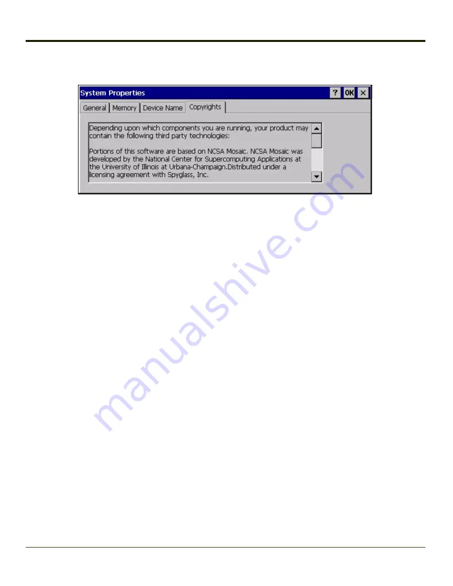 Honeywell THOR VM1 Reference Manual Download Page 215