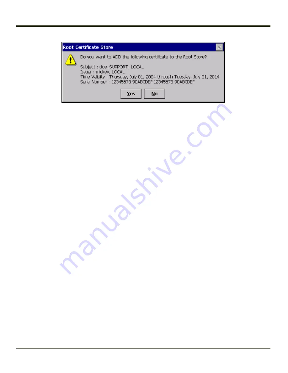 Honeywell THOR VM1 Reference Manual Download Page 299