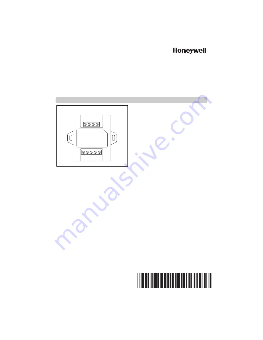 Honeywell THP9045 Installation Instructions Manual Download Page 1