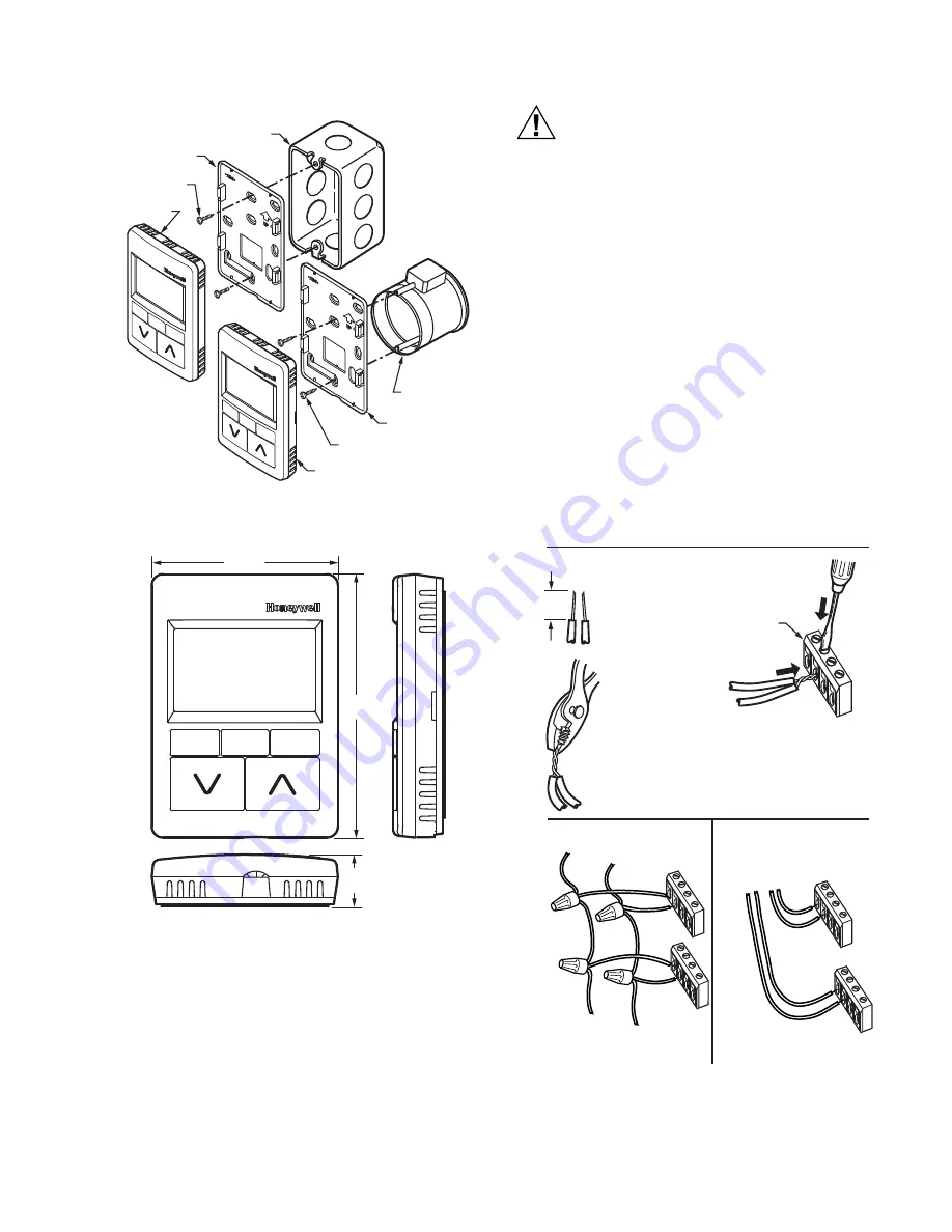 Honeywell TR70 Скачать руководство пользователя страница 3