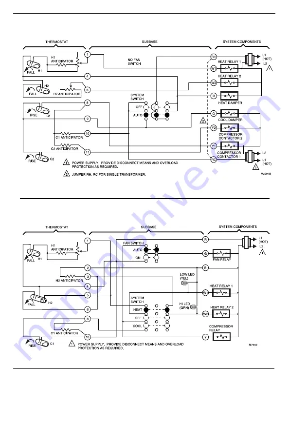 Honeywell Tradeline Q674A-E Installation Instructions Manual Download Page 7