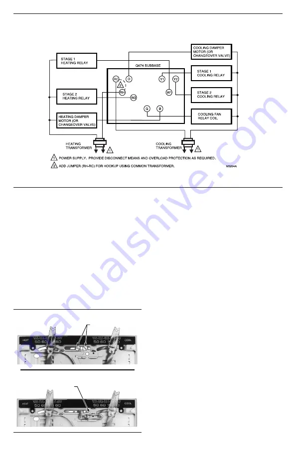 Honeywell Tradeline Q674A-E Installation Instructions Manual Download Page 8