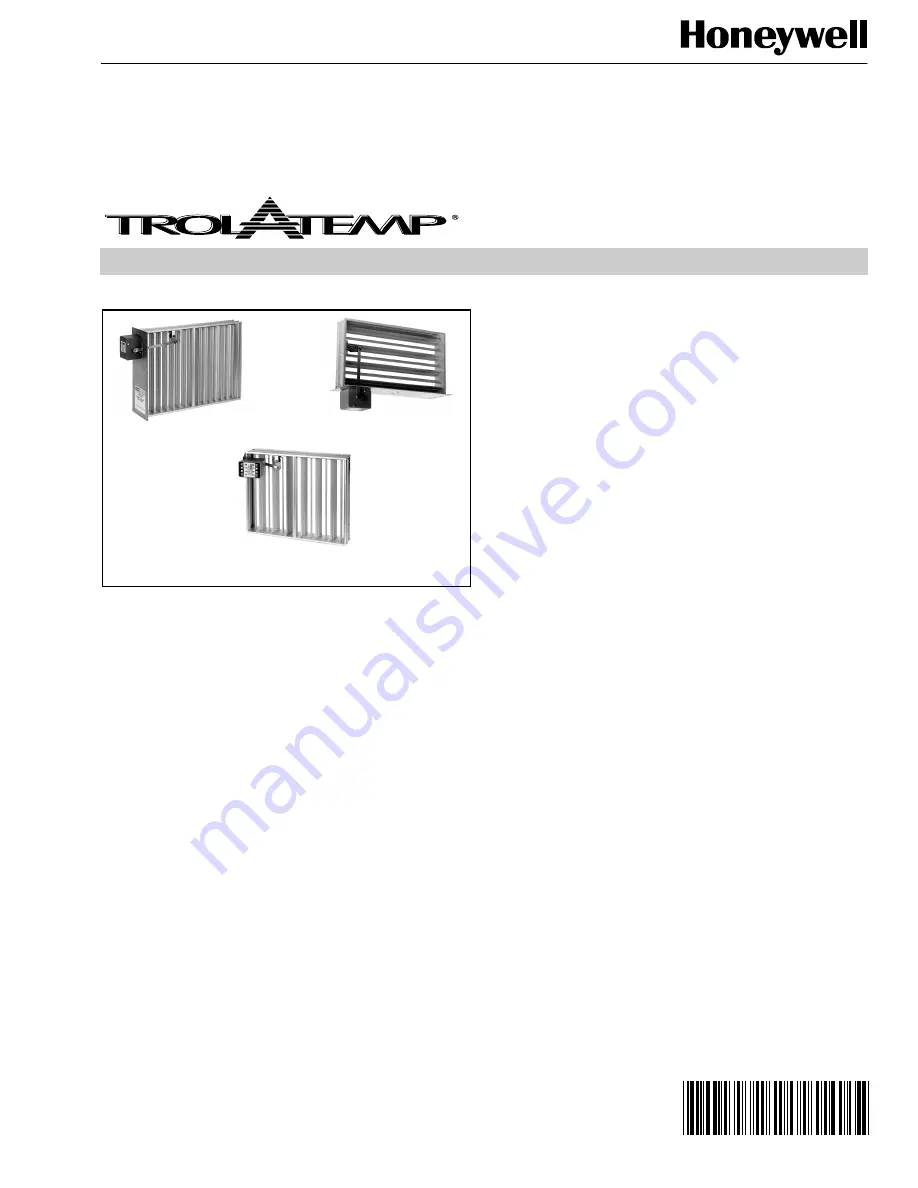 Honeywell TROL-A-TEMP AOBD Series Product Data Download Page 1