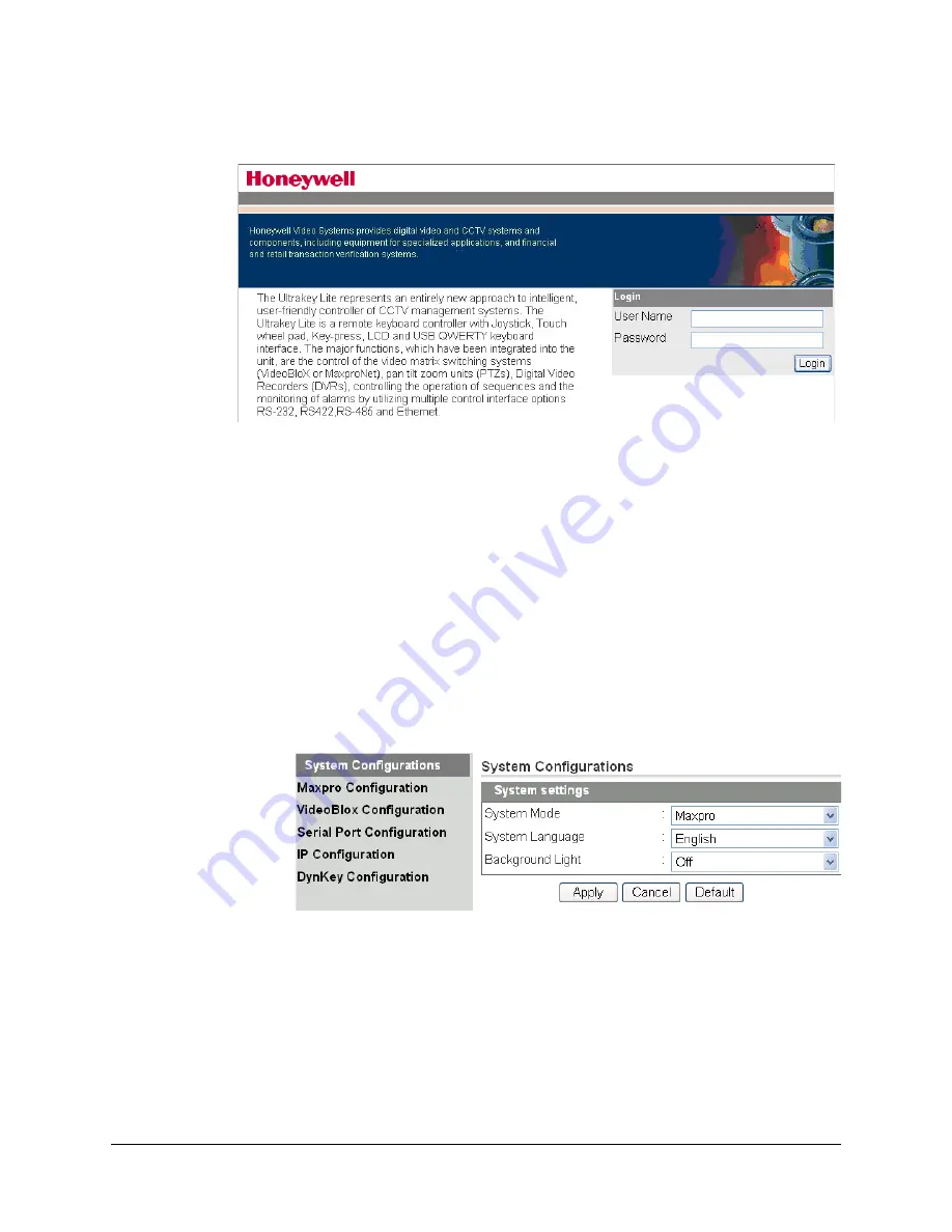 Honeywell UltraKey Lite HJC5000 Installation And User Manual Download Page 61