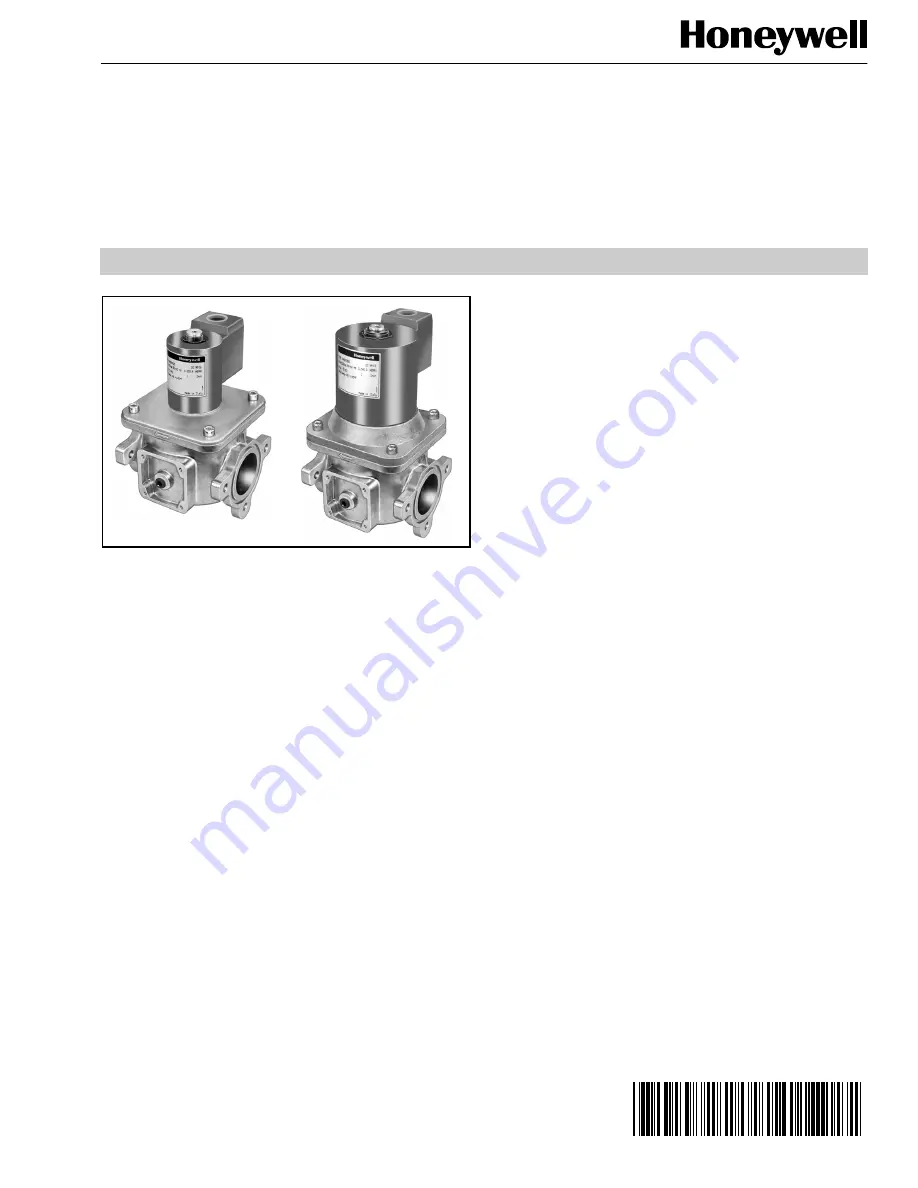 Honeywell V4297A Series Product Data Download Page 1