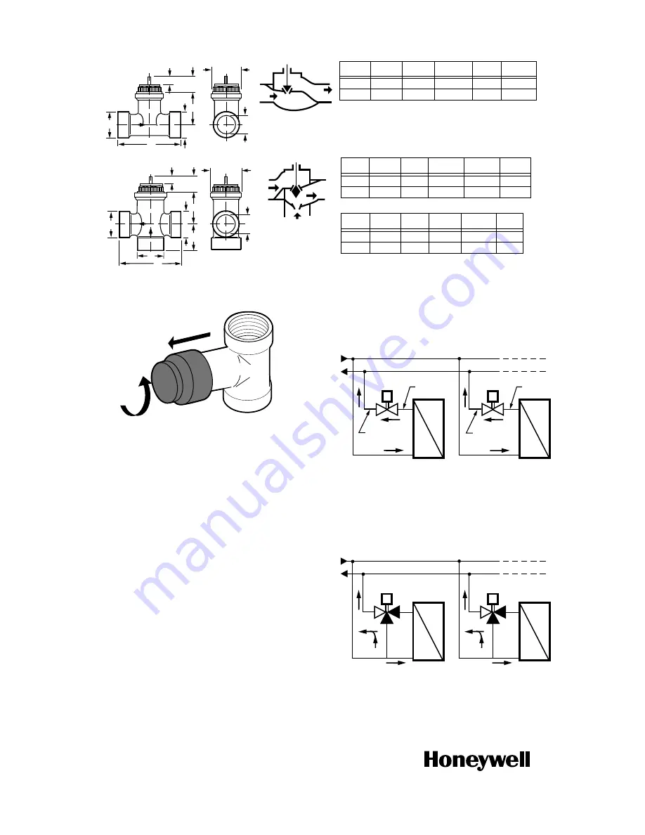 Honeywell V5852A Installation Instructions Manual Download Page 2