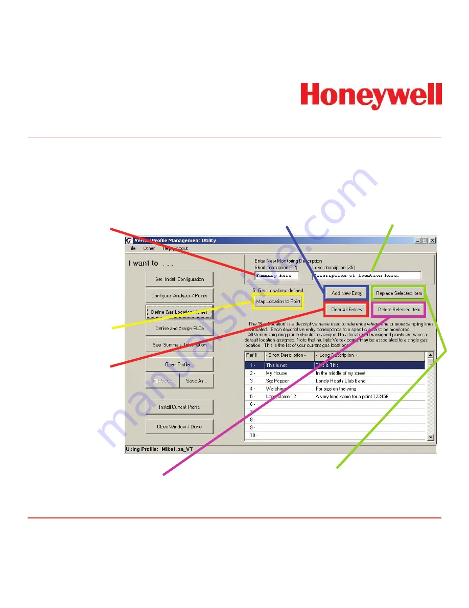 Honeywell Vertex Operating Manual Download Page 84