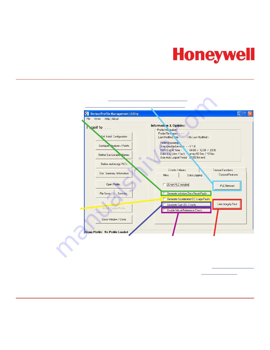 Honeywell Vertex Operating Manual Download Page 95