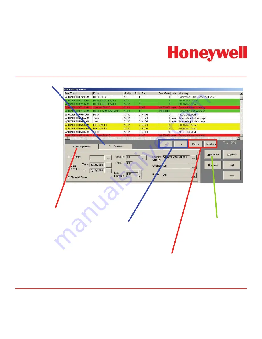 Honeywell Vertex Operating Manual Download Page 134