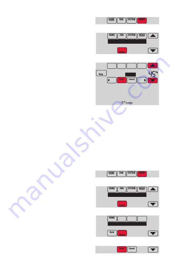 Honeywell VisionPRO Series User Manual Download Page 62