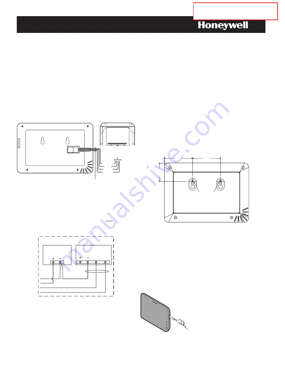 Honeywell Vista Automation Module Installation & Setup Manual Download Page 1