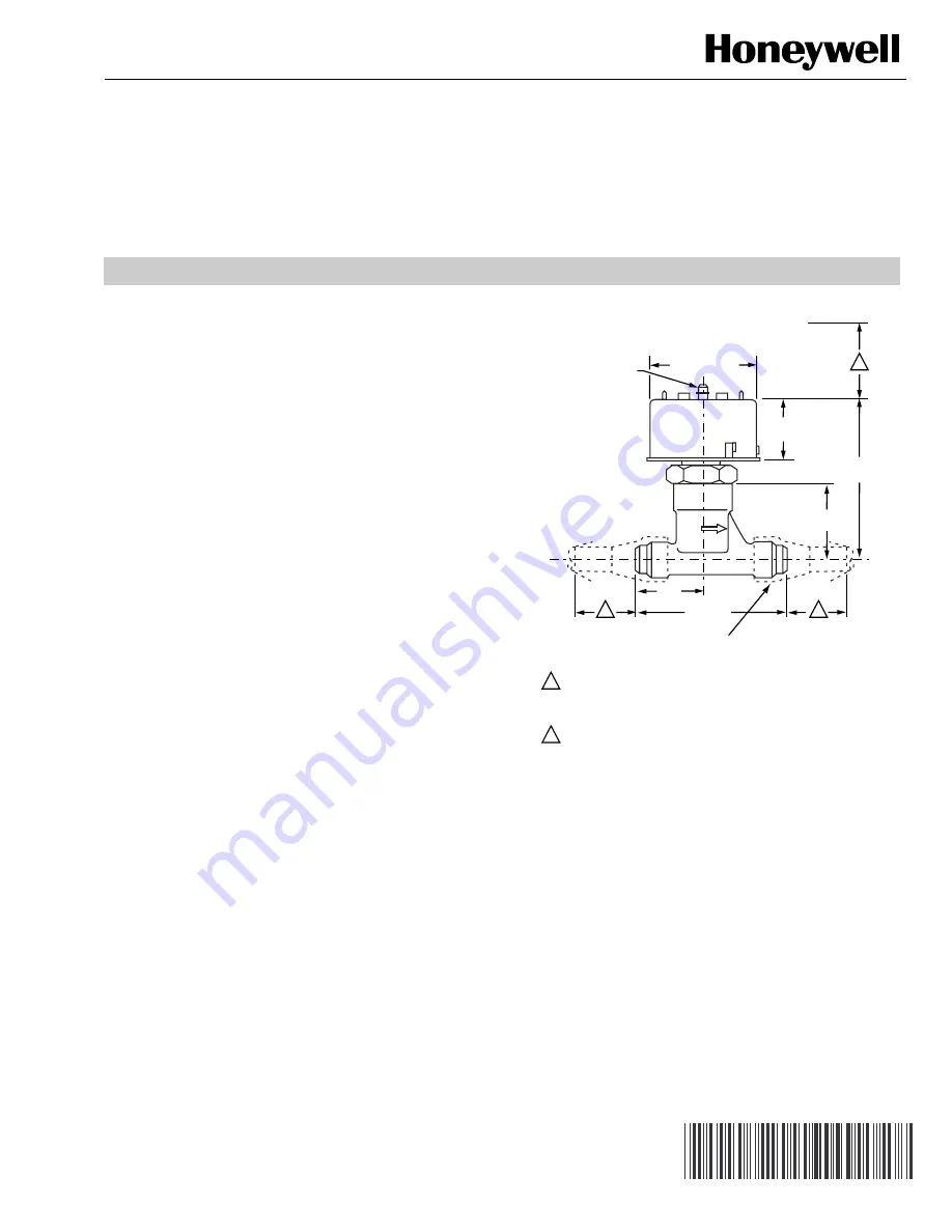 Honeywell VP527A Installation Instructions Download Page 1