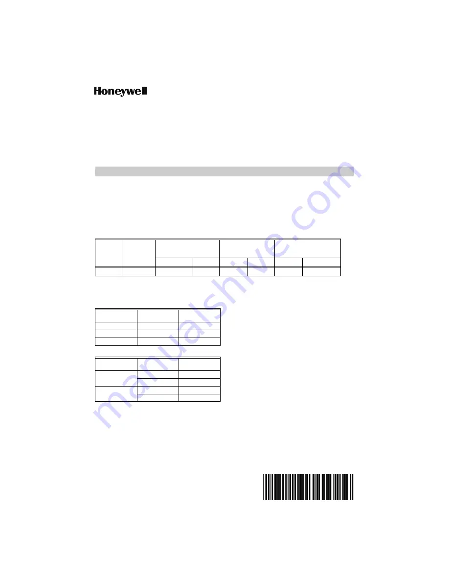 Honeywell VR8215N Installation Instructions Manual Download Page 1