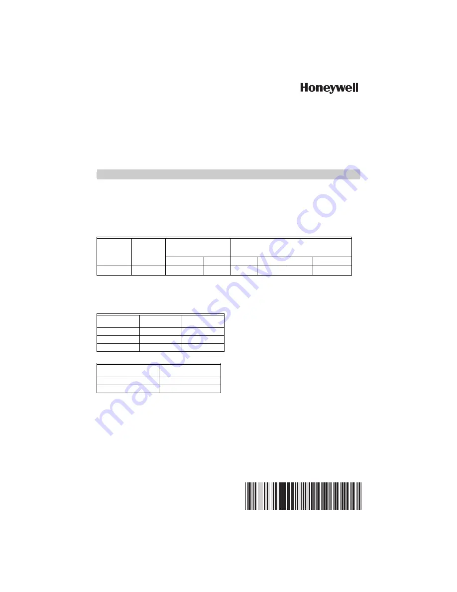 Honeywell VR8215S Installation Instructions Manual Download Page 1