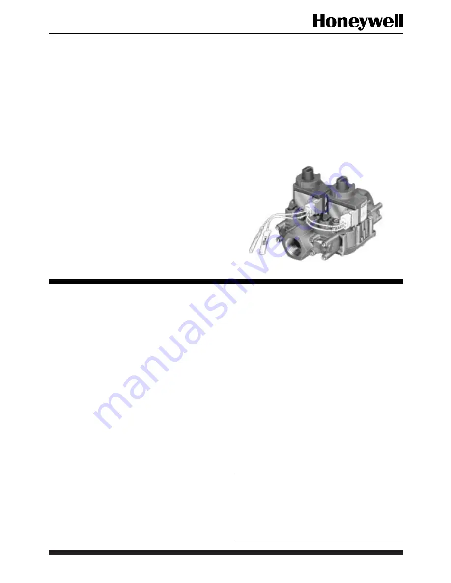 Honeywell VR8405 Manual Download Page 1