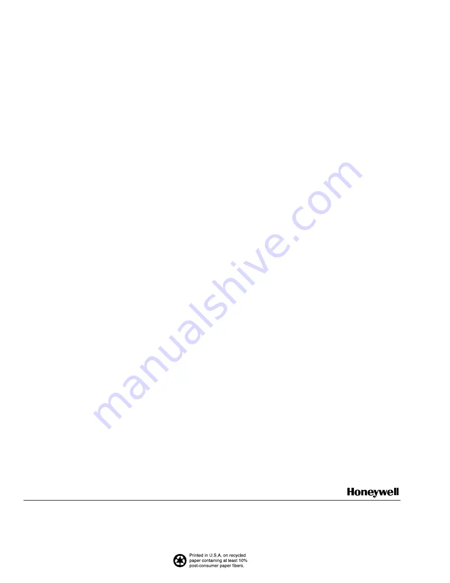 Honeywell W7100 Manual Download Page 12