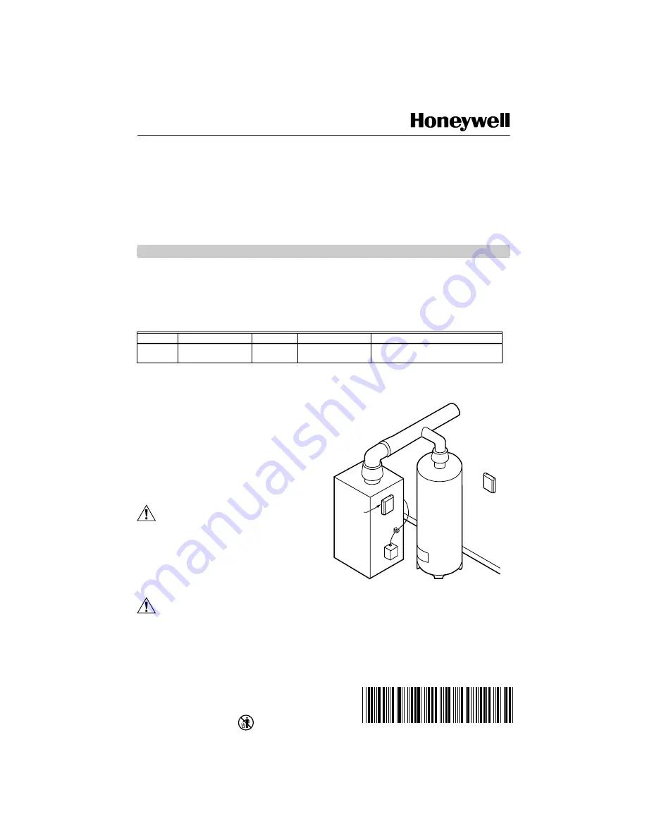 Honeywell W8635A Installation Instructions Manual Download Page 1