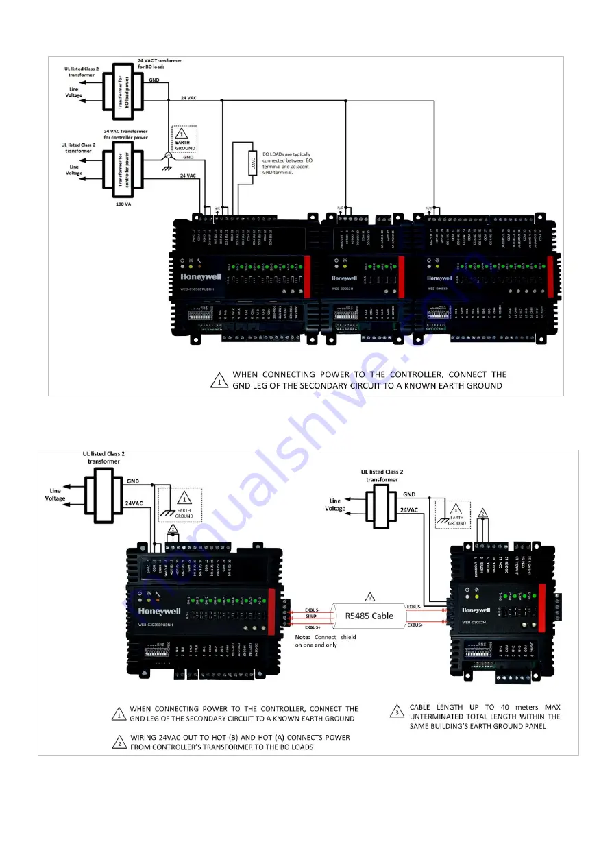 Honeywell WEB-O3022H Installation Instructions Manual Download Page 5