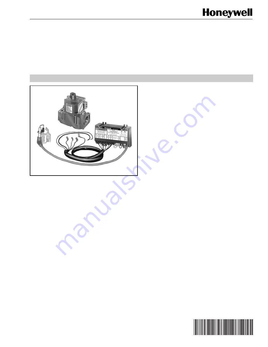 Honeywell Y8610U Product Data Download Page 1